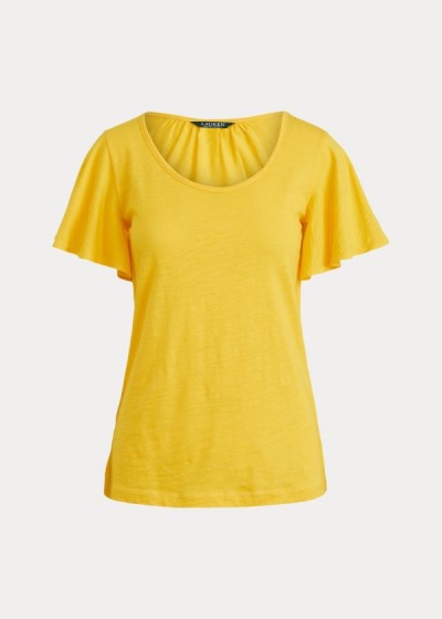 Women's Ralph Lauren Cotton Scoopneck T Shirts | 943516PVR